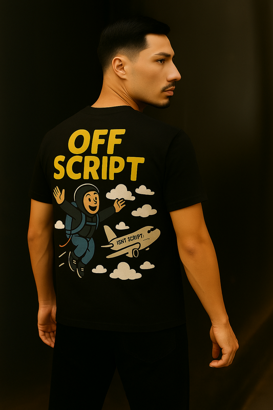 Offscript,Sky Dive Graphic Tee"