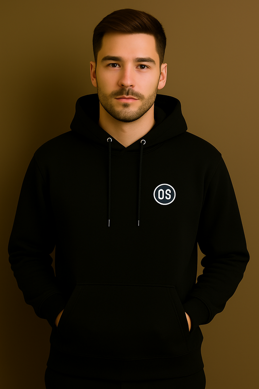 Live Unscripted” Hoodie – Black